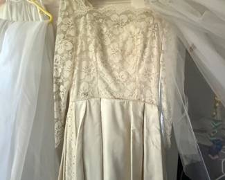 vintage wedding gown