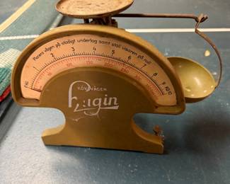 Vintage Hugin Swedish kitchen scale