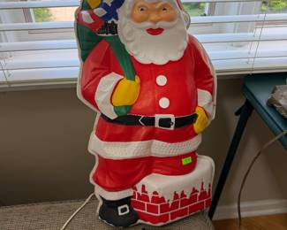 vintage Noma light up Santa