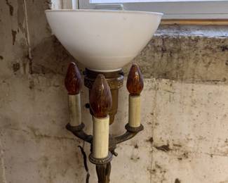 vintage Art Deco style floor lamp