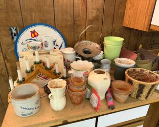 mist. vintage, planters