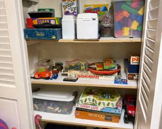 vintage kids' toys & games