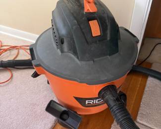 RIDGID wet/dry shop vac