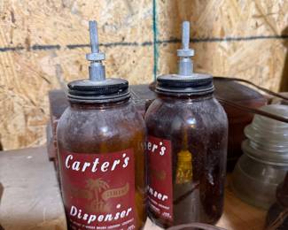 Vintage 10" Carter's Rubber Cement dispensers