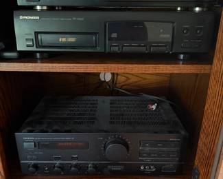 Vintage Pioneer & Onkyo stereo component system