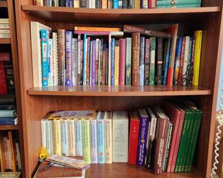 Lots of books including Cherry Ames and Janette Oke sets