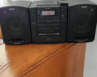 Sony stereo "boom box" fully functioning 