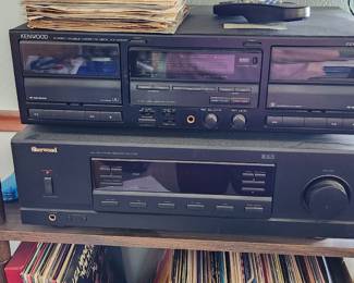 Receiver and cassette player
