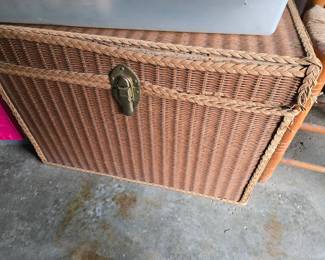 wicker chest