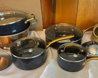 Green Pan Pots Pans New Lightly Used