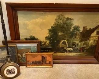 Pictures and Vintage Bed Warmer