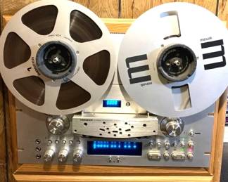 01 Pioneer RT909 Reel To Reel Tape Recorder with one of a kind Reels