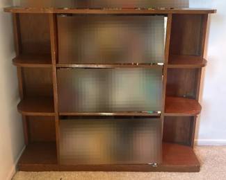 Modern Curved Bookshelf