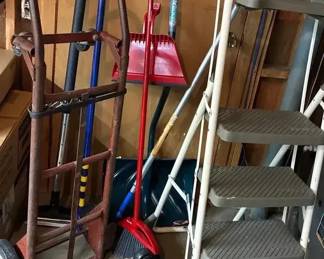 Step Ladder, Dolly, 4 Wheeled Movers, More
