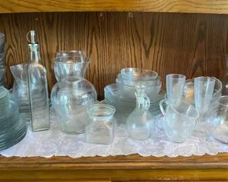 Glass Dishes, Cups, Bowls
