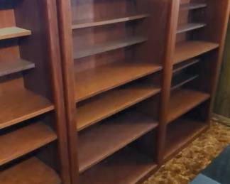 3 Wooden Media Shelves