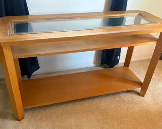Shadow Box Like Console Table