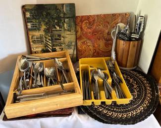 Assorted Flatware Placemats