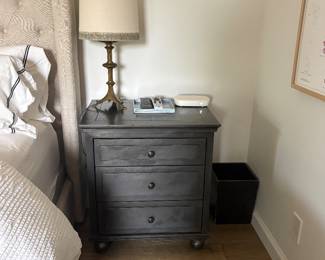 Restoration hardware metal side table