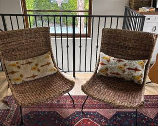 Woven chairs
