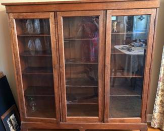 Arts and Craft Walnut Bookcase 59”T. 57”W. 12.5” D. $700 Call Donna at 850-516-2425