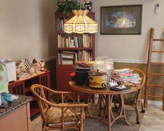 Rattan Kitchen Table Set