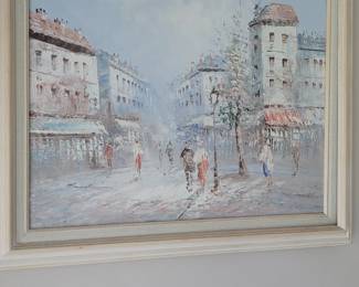 80s Post Impressionist Original OilArt