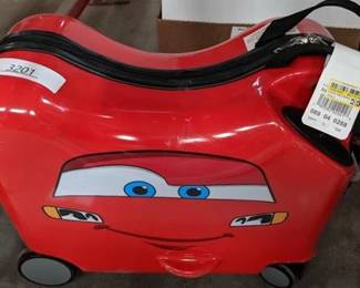 Disney Cars Carry On Spinner Hardside Ride On Suitcase