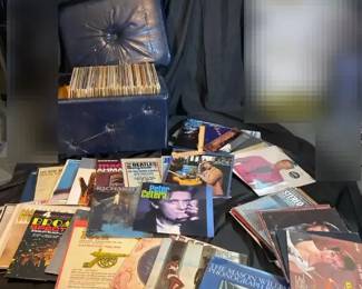 Mystery Record Lot  Ottoman Record Storage