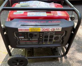 Predator 4,000  3200 Running Watts  Generator