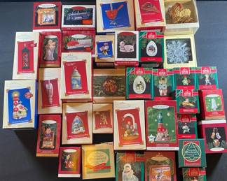Vintage hallmark Christmas ornamentsSee Description