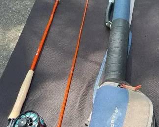 Epic  Fastglass 2  476 Fly Fishing Rod  Epic Sword II Fly Reel with Orvis Case
