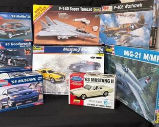 Revell Monogram Muscle Car And Warplane Model Kits