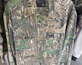 Rattlers Brand Realtree Camouflage Button-Up Shirt