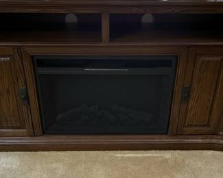 FEBO FLAME Electric Fireplace Entertainment Center