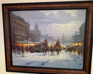 G. Harvey "Winter on the Square" Limited Edition Print