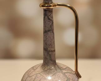 Yapacunchi Ceramic Pitcher with Gold-Tone Handle