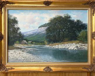 C. Summey Texas Landscape Painting