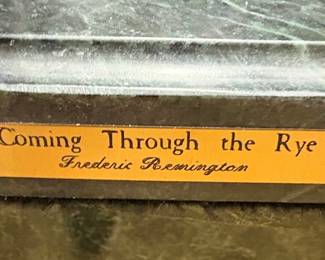 Coming Through the Rye Bronze Sculpture after Frederic Remington