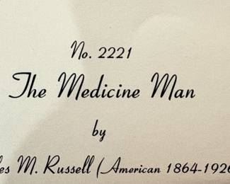 The Medicine Man by Charles M. Russell Print