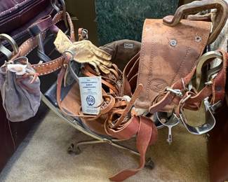 Western Bronco Saddle and Rodeo Gear Set