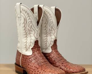 Caiman Hornback Cowboy Boots