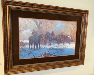 Robert Summers "Winter Camp" Limited Edition Print