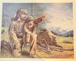 A. Rodriguez "The Mountain Man" Limited Edition Print