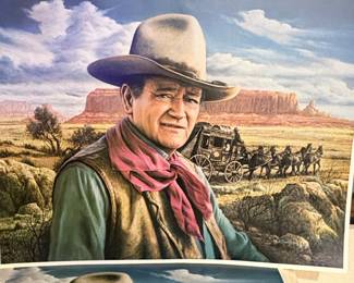 Peter Shinn "The Duke" John Wayne Western Art Print