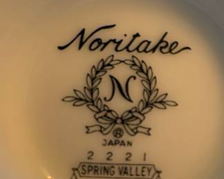 Noritake "Spring Valley" Pattern China Set