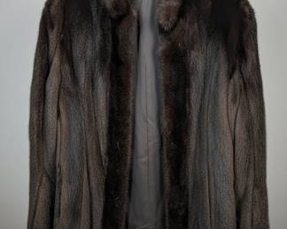 Dark Brown Ranch Mink Jacket