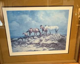 Range Ponies by Olaf Wieghorst