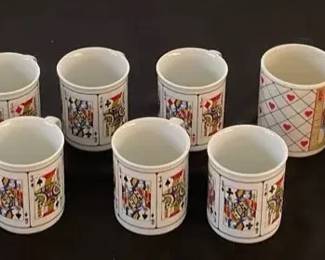 Jobar Royal Flush Mugs  Plates