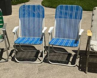 4 Vintage Lawn Chairs